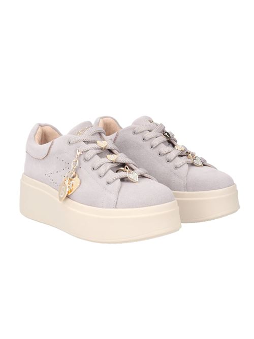 Sneaker in suede con charms Lily Tosca Blu TOSCA BLU | SF2402S033-75A
